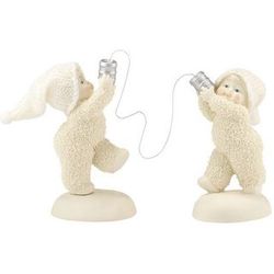 Snowbabies Classics Can You Hear Me Now? Figurine