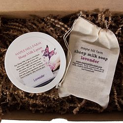 Sheep Milk Soap and Lotion Gift Set