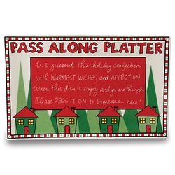 Holiday Confection Christmas Pass Along Platter