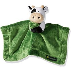 Baby Boy's John Deere Cow Cuddle Blanket