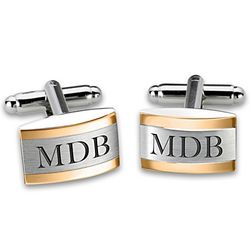Esquire Personalized Stainless Steel Cuff Links