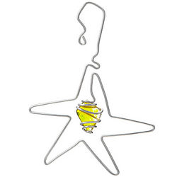 Twisted Aluminum Star Ornament
