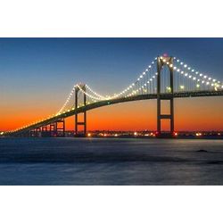 Newport Bridge Aluminum Photo Panel