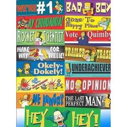 The Simpsons Assorted Bumper Stickers