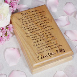 To My Love Personalized Valet Box