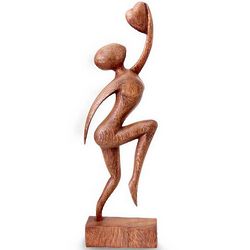 Reaching for Love Wood Sculpture