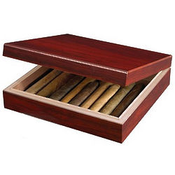 Cherrywood 20 Count Humidor with Pencil