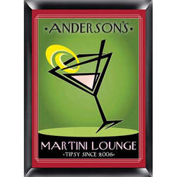 Cosmo Lounge Personalized Pub Sign