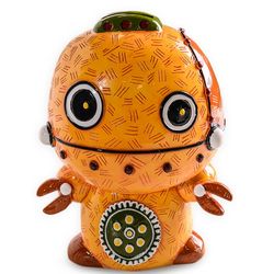 Personalized Ceramic Robot Piggy Bank