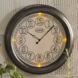 18" Indoor or Outdoor Lighted Wall Clock