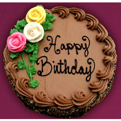 Shadow Chocolate and Vanilla Birthday Cake