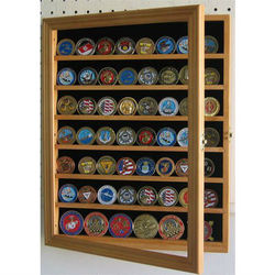 Coin Display Case Wall Cabinet