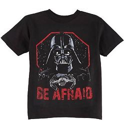 Little Boys Be Afraid Darth Vader T-Shirt