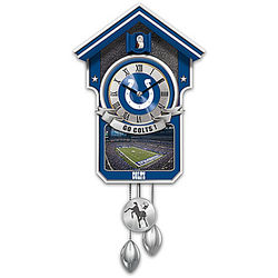 Indianapolis Colts Tribute Cuckoo Clock