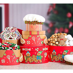 Chocolate and Sweets Holiday Sleigh Gift Tower
