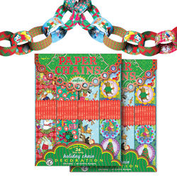 2 Packs of Holiday Paper Chain Decorations