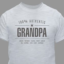 Personalized 100 Authentic T-Shirt for Him