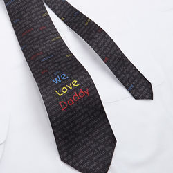 My Little Ones Personalized Neck Tie