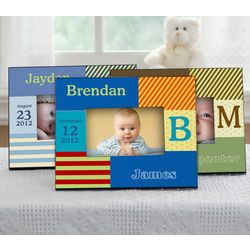 Personalized Baby Boy Picture Frame