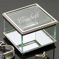 Expressions Glass Jewelry Box