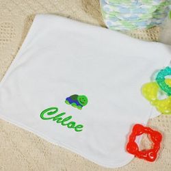 Embroidered Icon Baby Burp Cloth