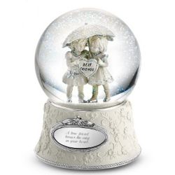 Personalized Best Friend Forever Snow Globe