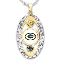 For the Love of the Game Green Bay Packers Pendant