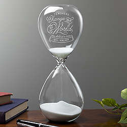 Personalized Hourglass Teacher Appreciation Gift