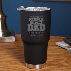 Personalized Call Me Dad Insulated Tumbler