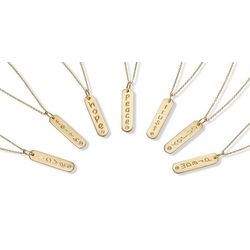 Inspirational Diamond Thought Necklaces in 14k Gold