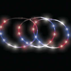 Patriotic LED Chasing Light Necklaces