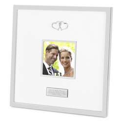 Personalized Double Heart Signature Picture Frame