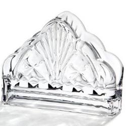 Crystal Curved and Pointed Top Napkin Holder