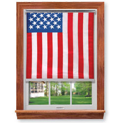 American Flag Window Shade