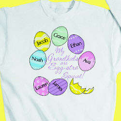 Egg-stra Special Personalized Easter Egg Sweatshirt
