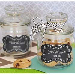 Personalized Chalkboard Mini Cookie Jars