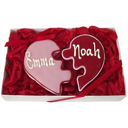 Personalized Heart Cookie Puzzle