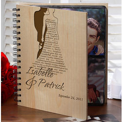 Personalized Wedding Photo Album - Bride & Groom