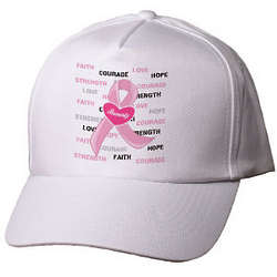 Hope and Love Personalized Breast Cancer Awareness Hat