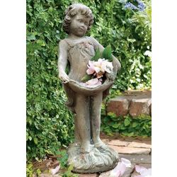 Little French Girl Garden Statue