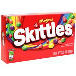 12 Skittles Candy Theater Size Boxes