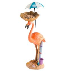 Flamingo Birdfeeder with Umbrella