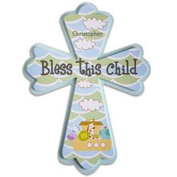 Bless This Child Personalized Wall Cross