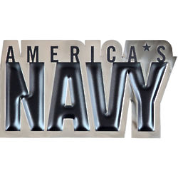America's Navy 15" Metal Wall Art
