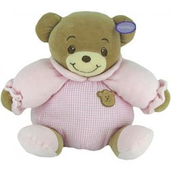 Baby Bow Pink Plush Teddy Bear with Rattle