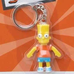 The Simpsons Bart Bendable Keychain