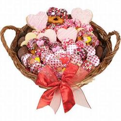 Large Sweethearts Gourmet Gift Basket