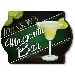 Margarita Bar Personalized 15.5" Sign