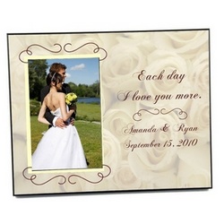 Wedding Roses Photo Frame
