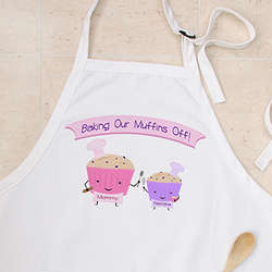 Mother's Baking with Mommy Personalized Apron